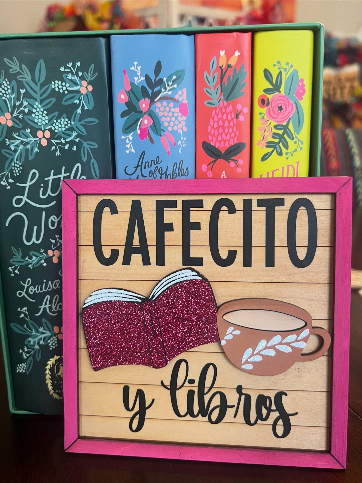 Cafecito y Libros Sign