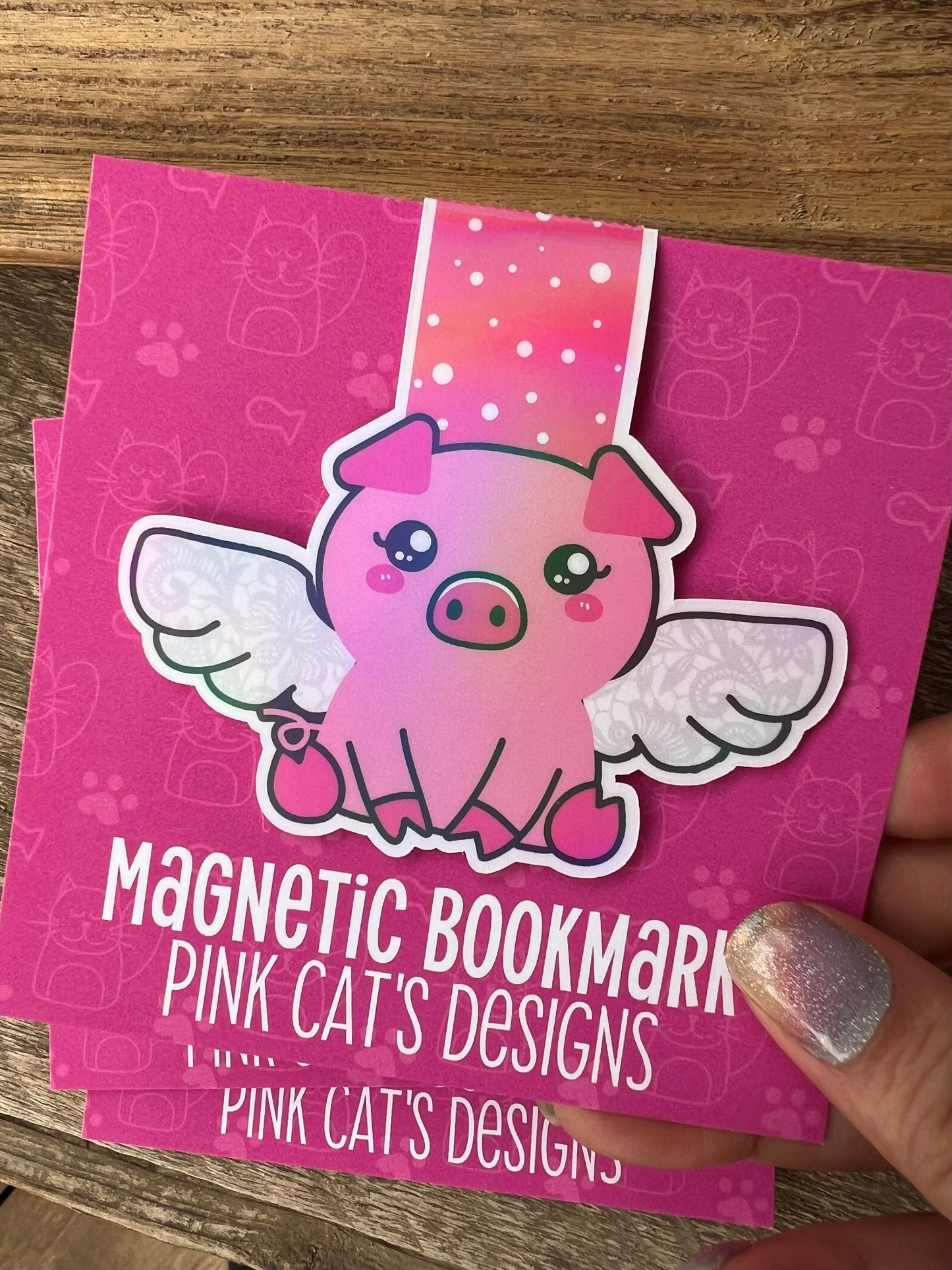 Flying Pig Bookmark