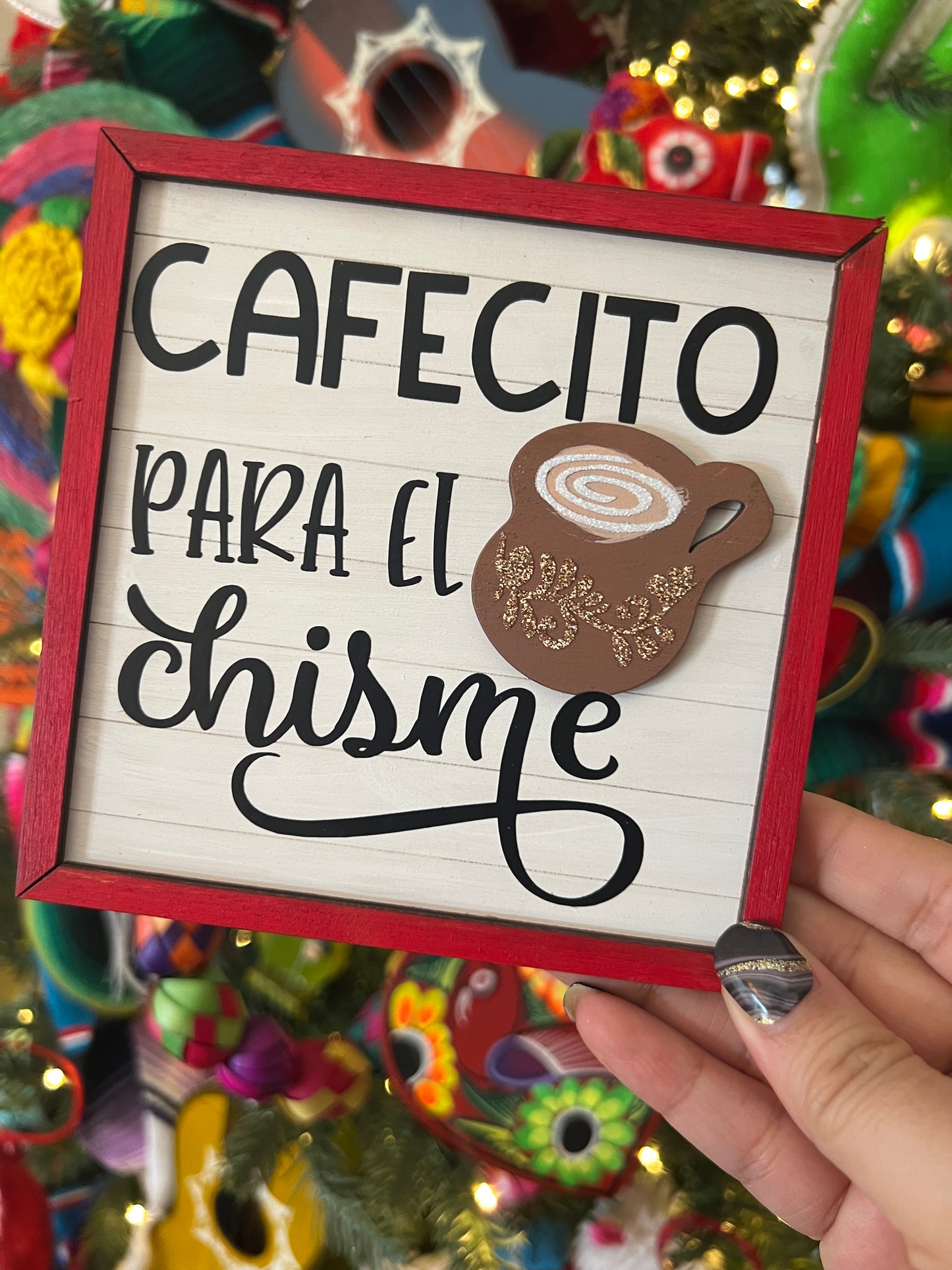 Cafecito para el Chisme Sign