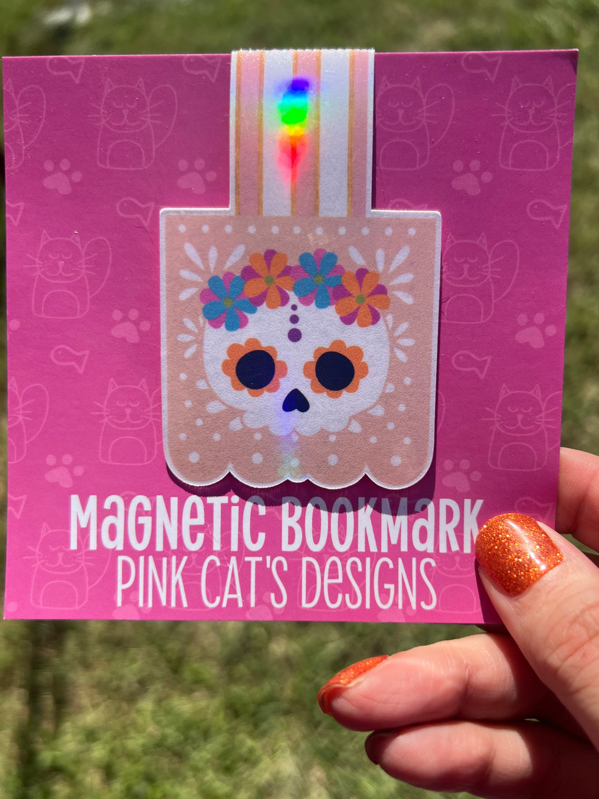 Papel Picado Sugar Skull Bookmark
