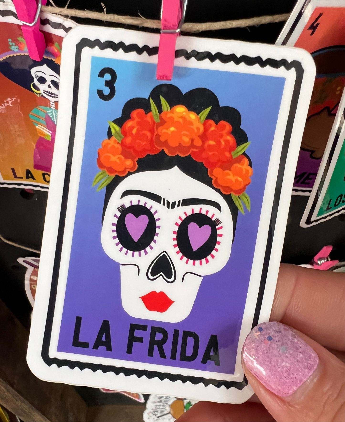 La Frida Lotería Sticker