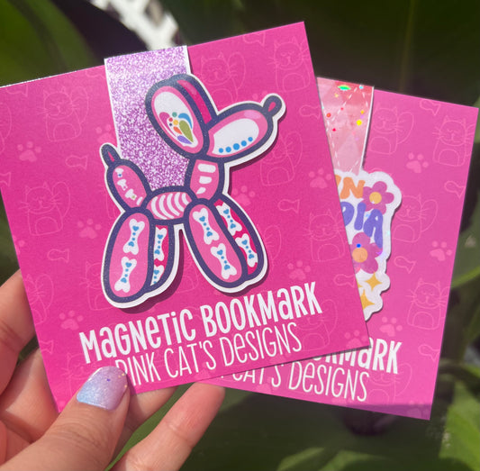 Sugar Skull Balloon Dog Bookmark