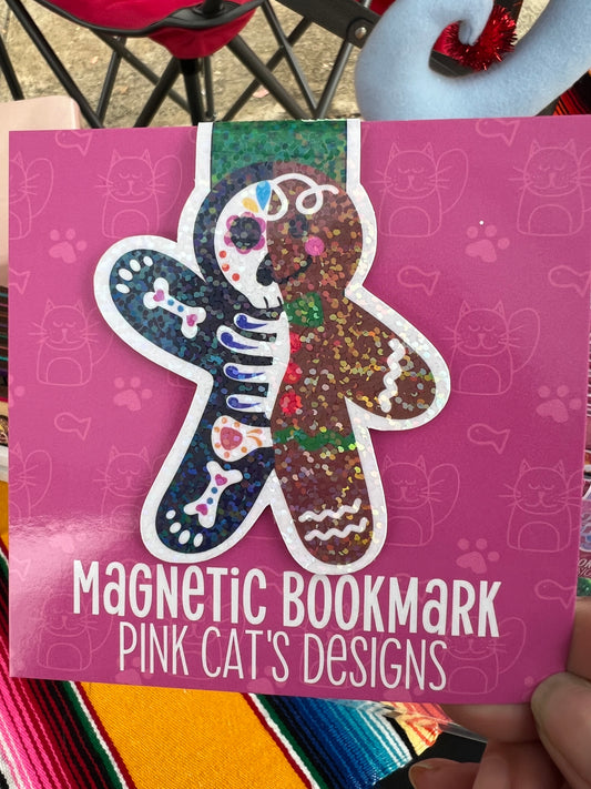 Sugar Skull Gingerbread Bookmark