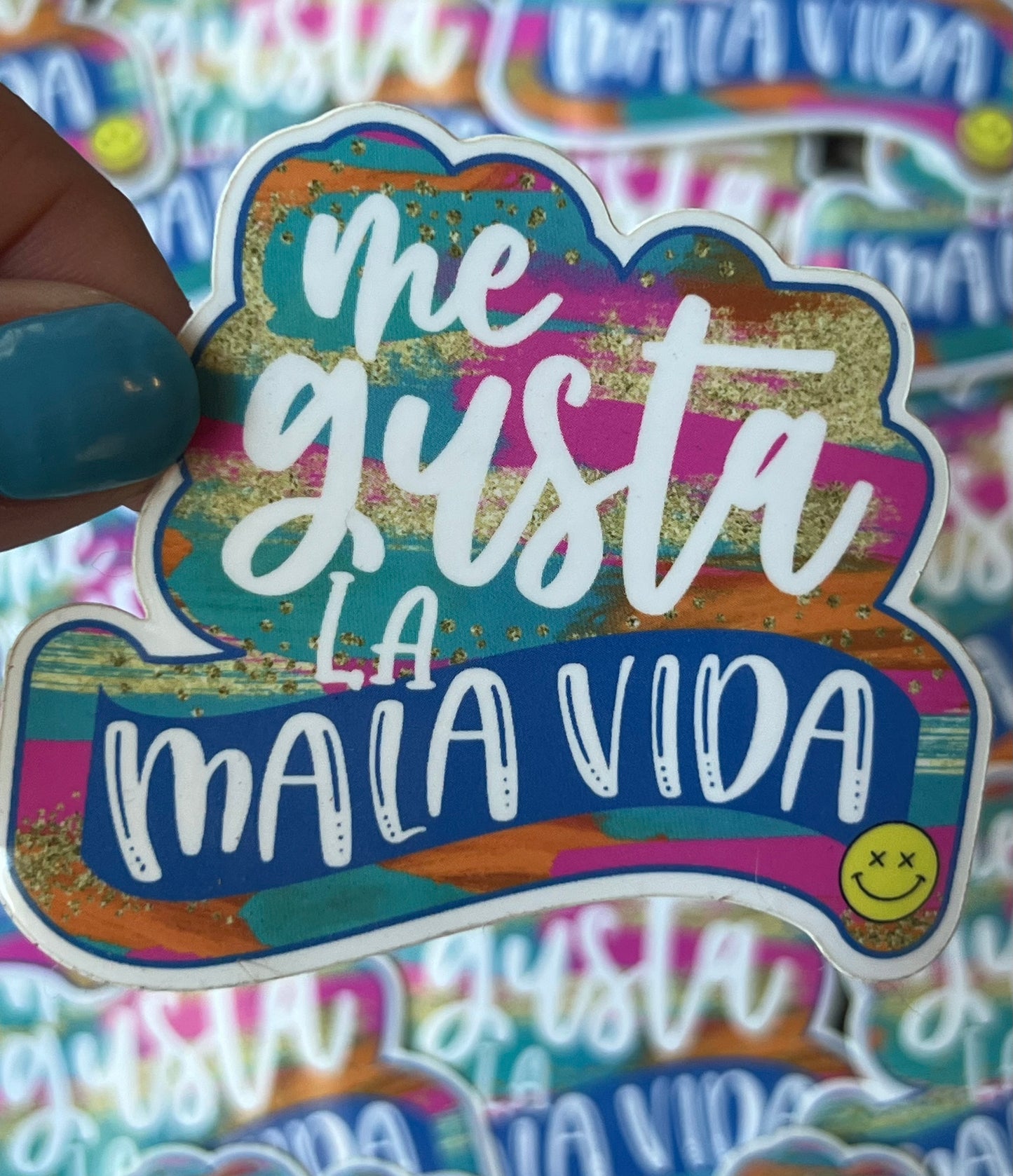 Me gusta la Mala Vida Sticker