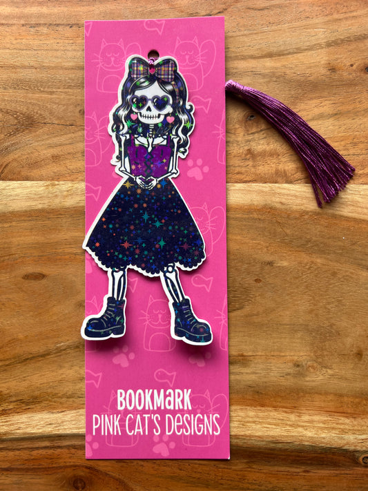 Punk Skeleton Bookmark