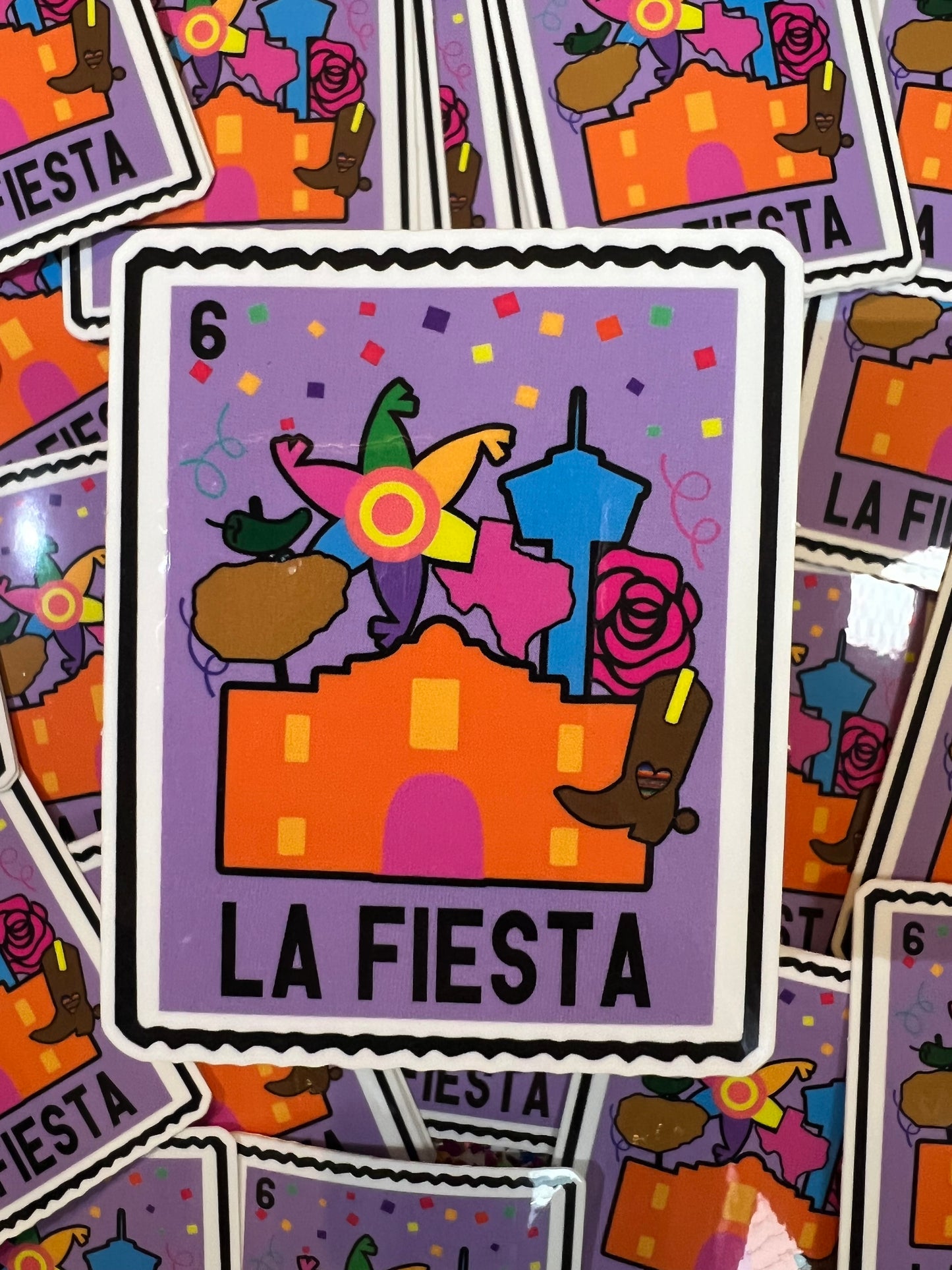 La Fiesta Lotería Sticker