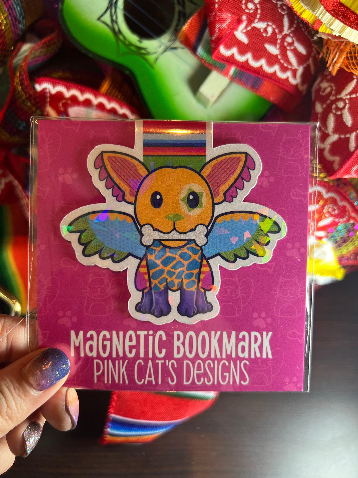 Alebrije Dog Bookmark