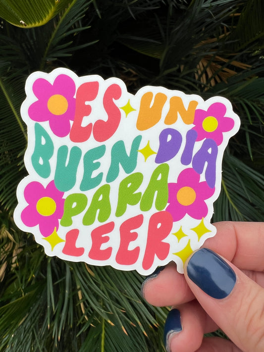 Es un Buen Dia para Leer Sticker