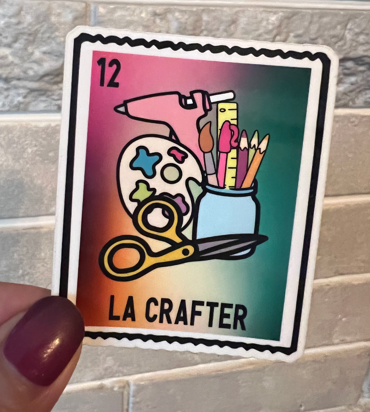 La Crafter Lotería Sticker
