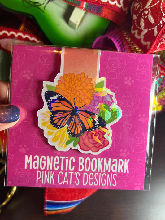 Butterfly Flower Bookmark