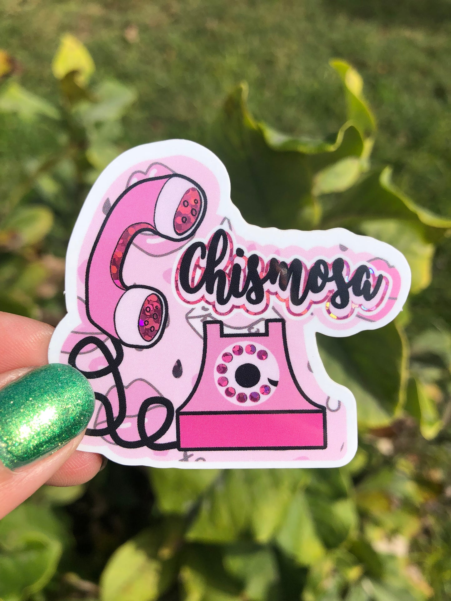 Chismosa Telephone Sticker