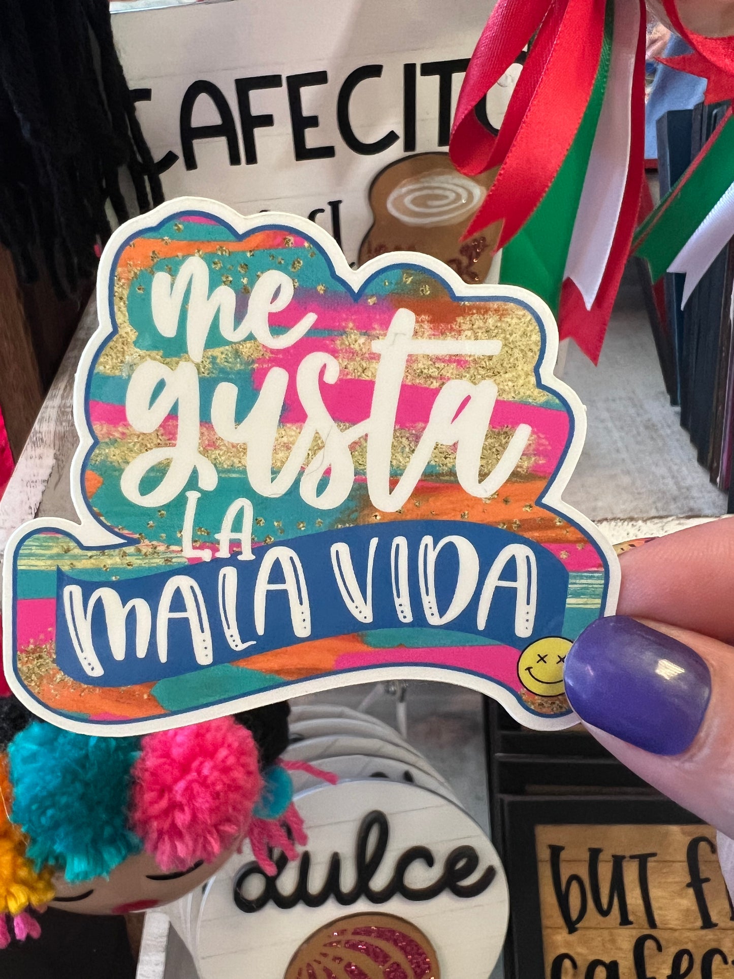 Me gusta la Mala Vida Sticker