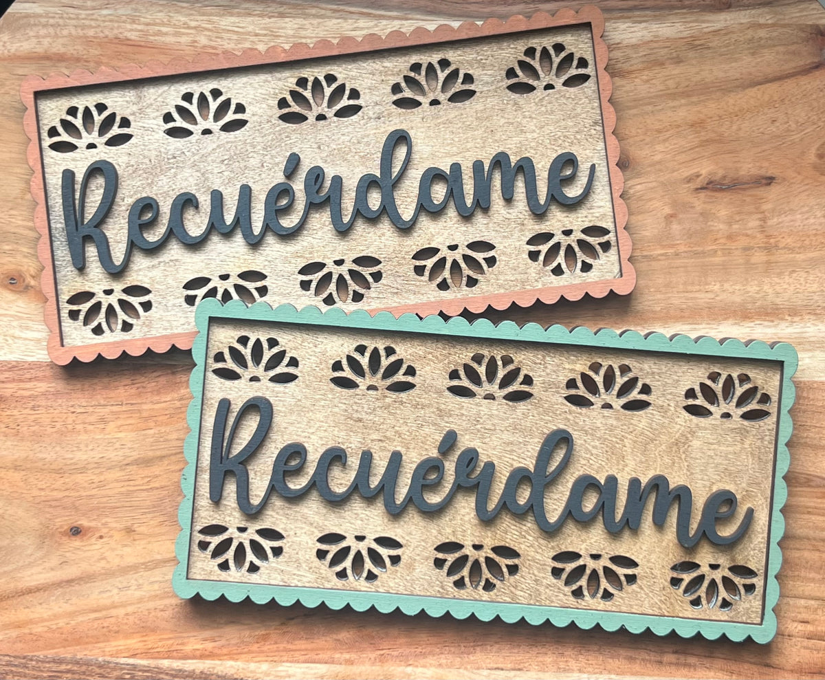 Recuérdame Sign