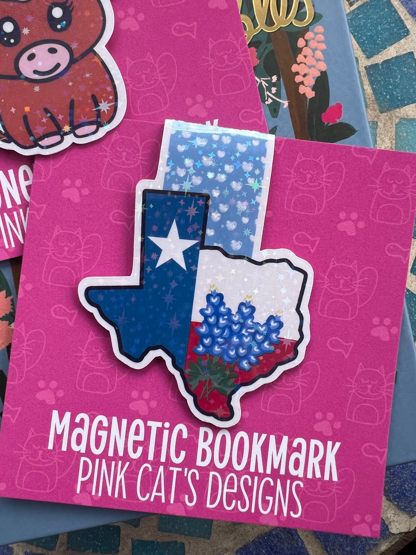 Texas Bluebonnet Bookmark