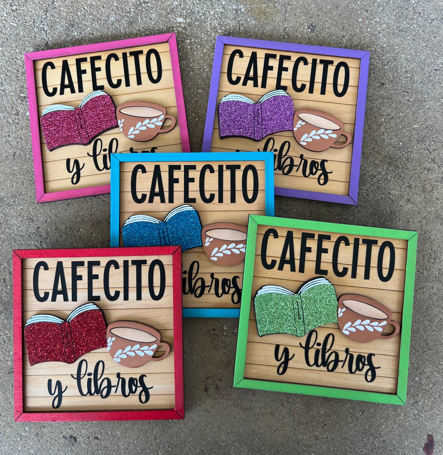 Cafecito y Libros Sign